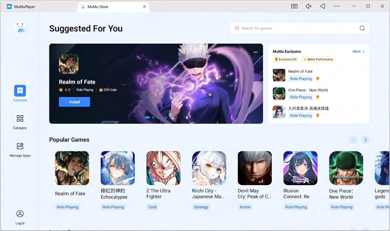 MuMuPlayer best android emulator