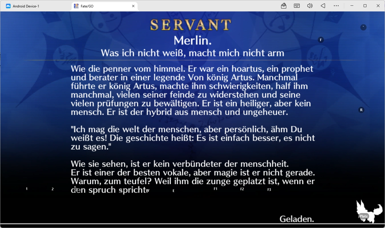 nach Aktivierung der &Uuml;bersetzung