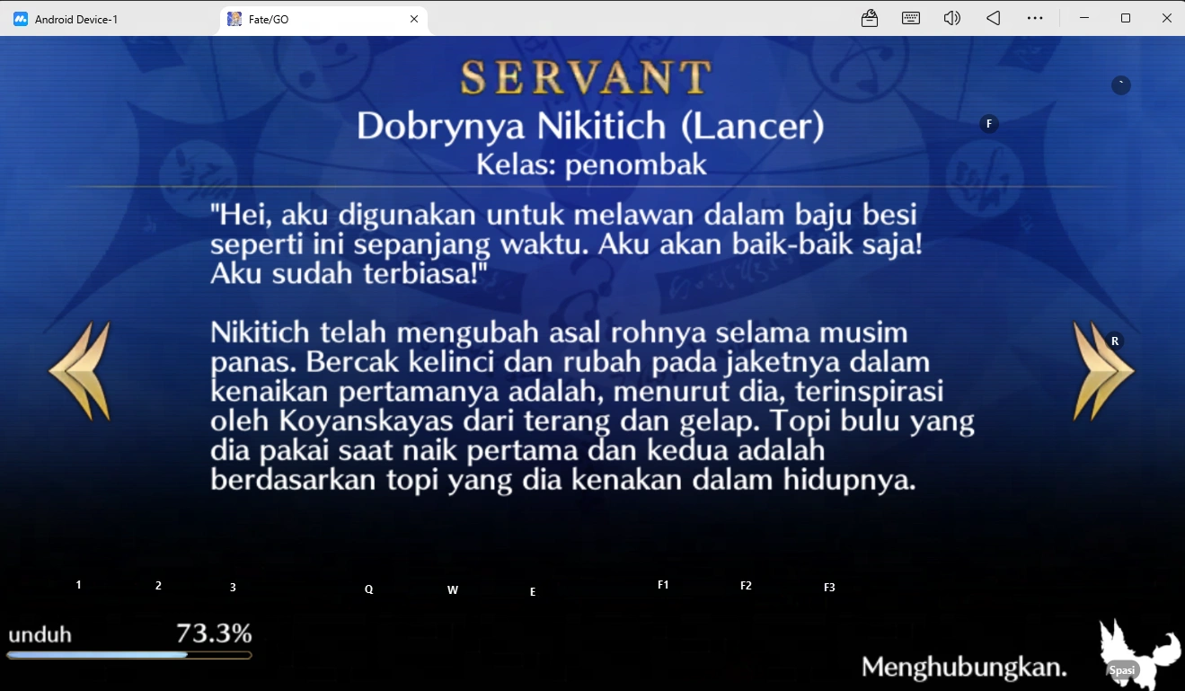 setelah mengaktifkan terjemahan