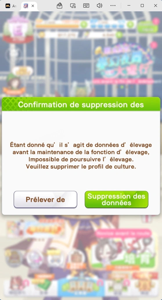 Après la traduction de jeu