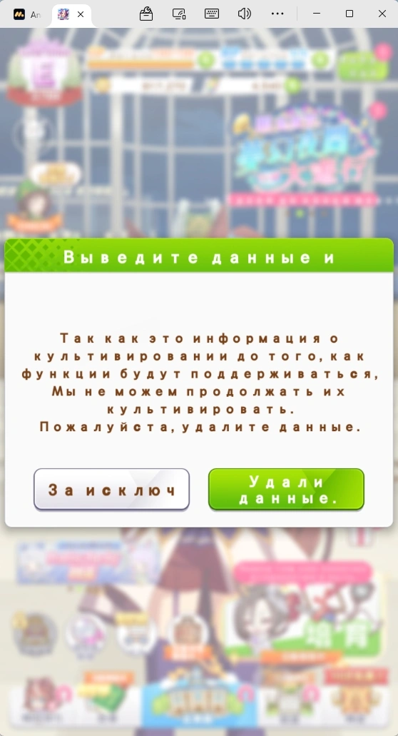 После перевода игры