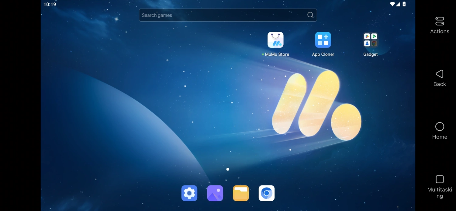 Full-screen Android device control
