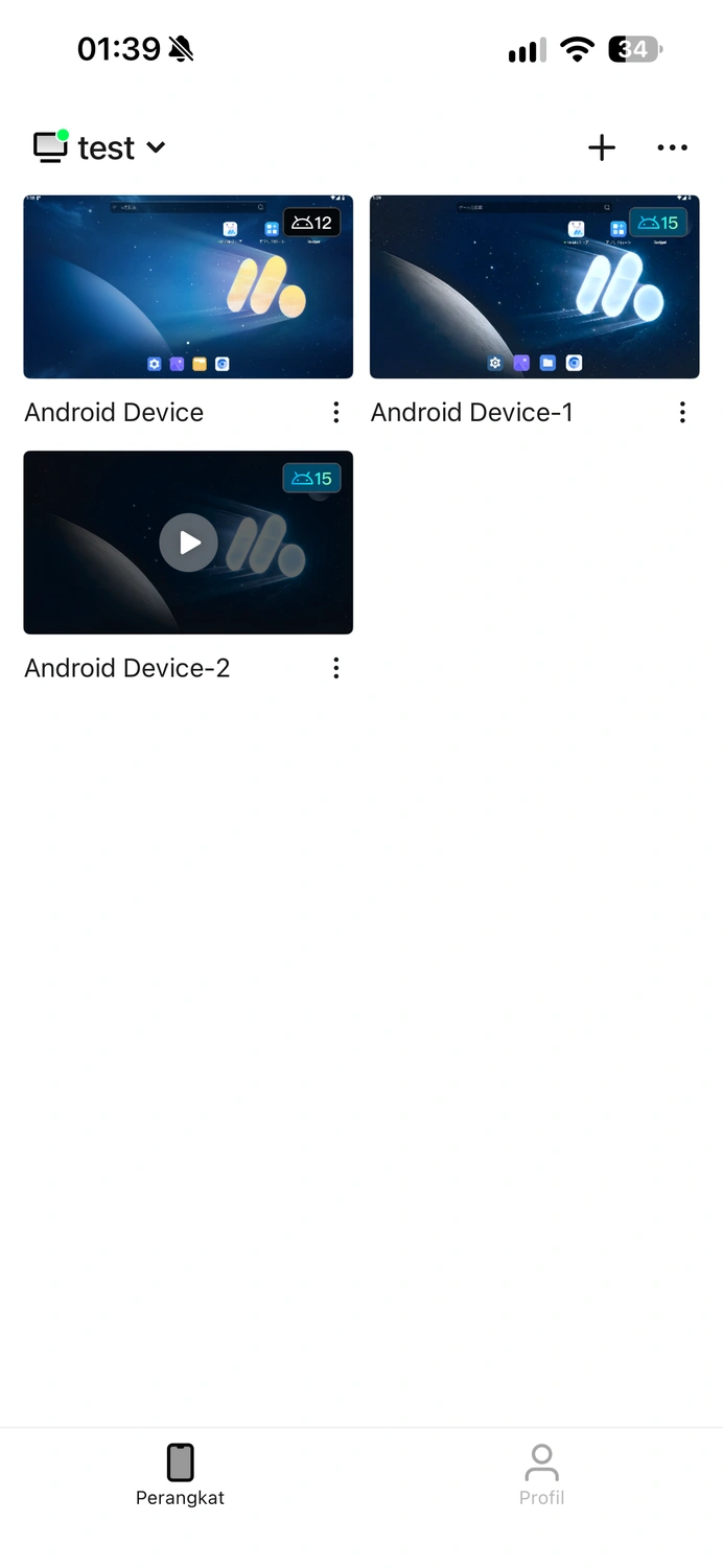 Beralih ke tata letak ringkas di tablet