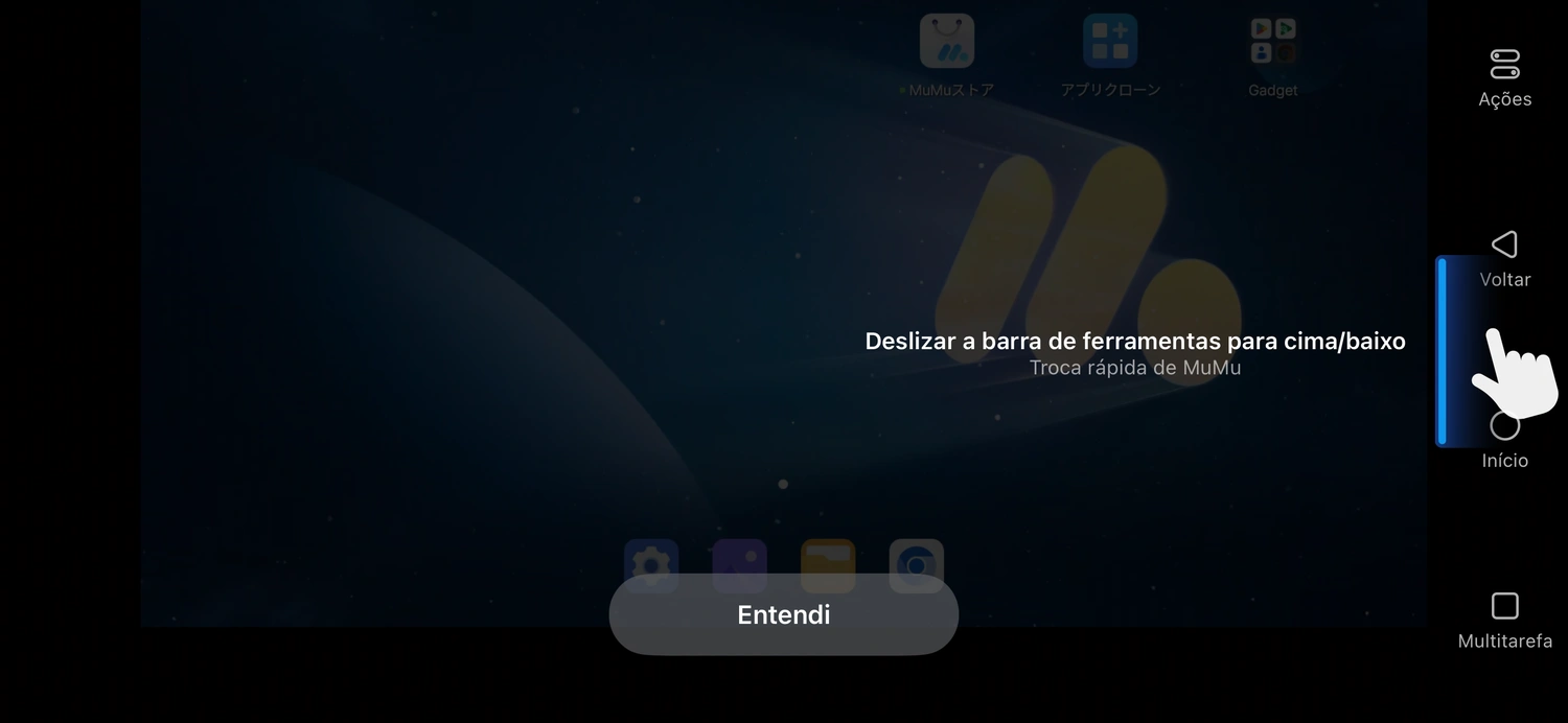 Alternar entre vários dispositivos Android